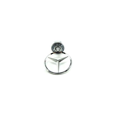 Insigne Étoile pour Capot en Alliage Chromé, Accessoire de Remplacement Compatible Mercedes Classe E W124 W210 W202 W203 (1/4)