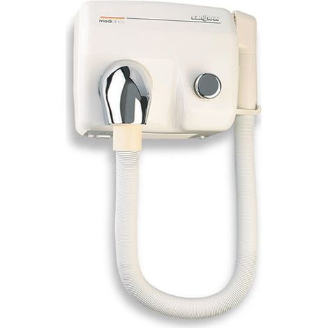Asciugacapelli Phon Elettrico da Parete con Tubo Flessibile Mediclinics Saniflow Sc0088Ht
