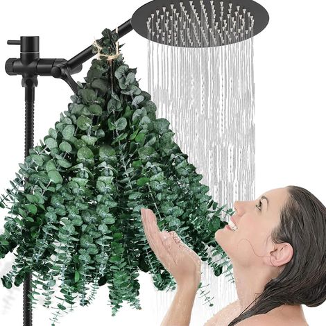 Lot de 30 tiges eucalyptus, 43 cm, feuilles stabilisées, pour douche, aromathérapie, décoration intérieure