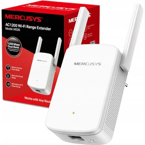 RANGE EXTENDER WI-FI AC1200 2,4GHZ+5GHZ MAX 867MBPS 1 LAN (1/5)