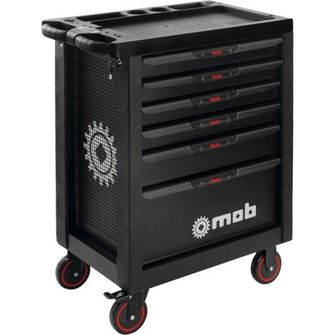 Servante PROLINER 6 tiroirs garnie 177 pièces MOB