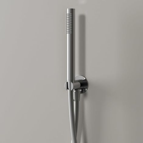 Kronenbach Wannenset 1 mit Stabhandbrause rund und Wandanschlussbogen (1/5)
