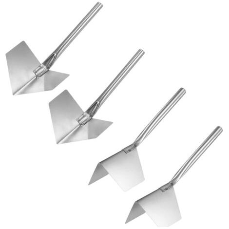 Truelles intérieures et d'angle de 6,2 cm en acier inoxydable pour cloison sèche (1/5)