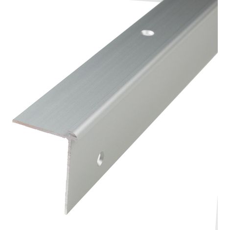 PROVISTON Treppenkanten- & Winkelprofil Aluminium 39 x 29 x 1000 mm Silber Winkelprofil (1/4)
