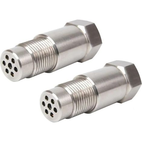 Adaptateur d'espacement pour sonde lambda M18 x 1,5 compatible avec les petits catalyseurs, lot de 2, adaptateur d'espacement pour sonde lambda, témoin d'anomalie moteur (CEL), sonde lambda DOU
