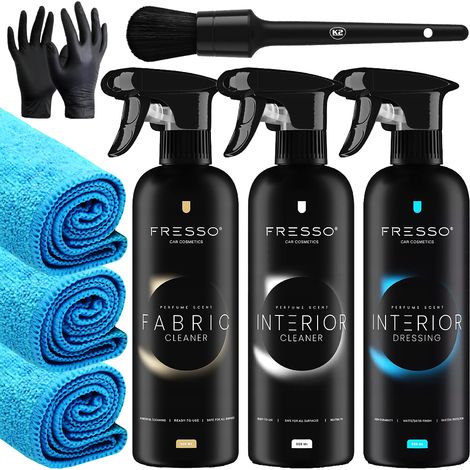 Cosméticos Fresso para automóviles PARA la limpieza y el cuidado de la tapicería del habitáculo. (1/5)
