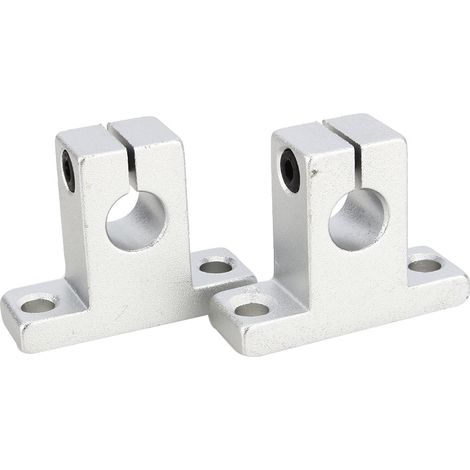 Support de rail linéaire SK10 (2 pièces) pour axe optique vertical (1/5)
