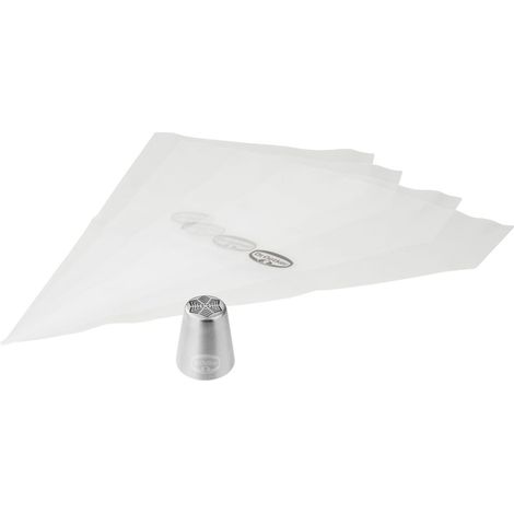 1376 douille étoile et 4 poche, Douille pâtisserie, Douille de Noël, Acier inoxydable, Plastique (1/5)