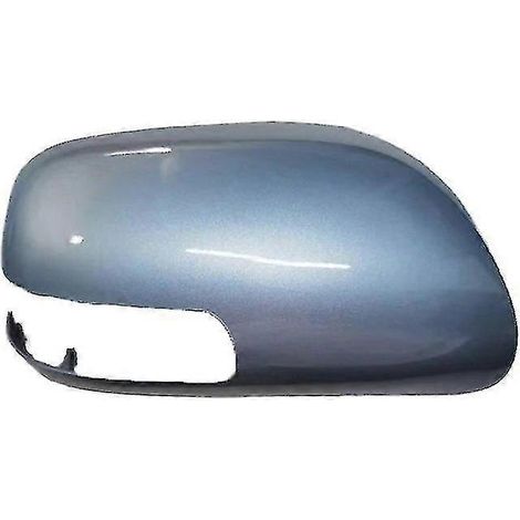 Adecuado para la carcasa del espejo retrovisor del Toyota Auris 09-12, cubierta del espejo retrovisor, carcasa del espejo retrovisor (azul claro - derecho).