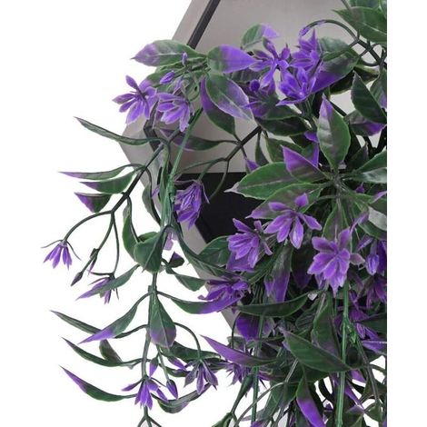 2 Pièces Lierre Artificiel pour Décoration de Mariage et Fêtes - Violet (1/3)