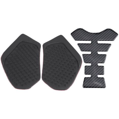 BUNTHAUS Protection latérale de réservoir d'essence avec autocollant en arête de poisson pour HONDA CBR600RR 03-06