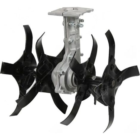 Accessorio Motozappa/Motocoltivatore Fresa/Zappa/Zappetta/Coltivatore Rotante per Decespugliatore 9 denti universale