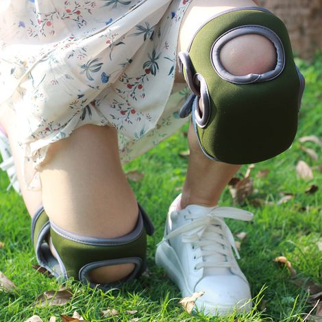 1 paire de genouillères souples en mousse pour jardinage, protection des genoux rembourrée, antidérapantes et confortables (1/5)