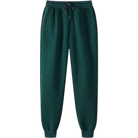 Herrenhosen, Jogginghosen, Hip-Hop-Hosen, Leggings, gepolsterte Freizeithosen-M-Green