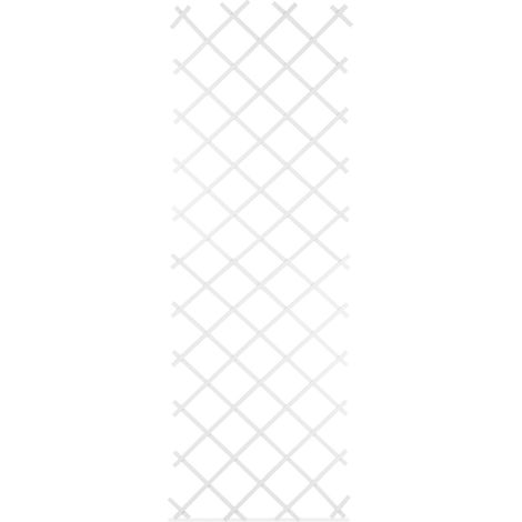 Lote de 3 celosías extensibles para plantas trepadoras balcón jardín 250 x 120 cm de plástico verde 130011751 (1/5)