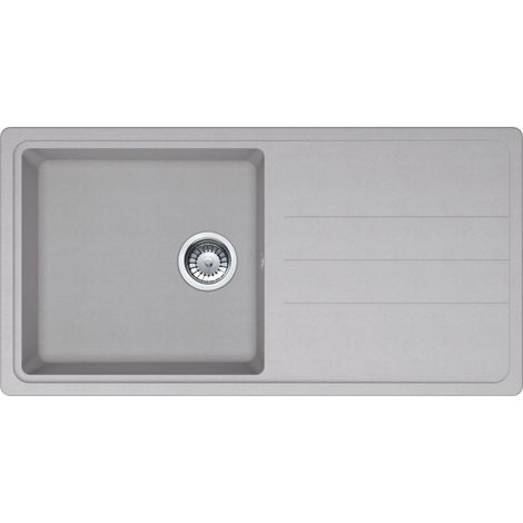 Évier Opale 611-97 Tectonite - Platinum - 970 x 500 x 200 mm - sous-meuble 60 cm - vidage manuel - Franke (1/2)