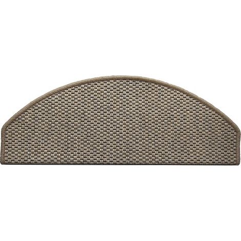 Tapis d'escalier en sisal naturel 100% – Antidérapant et écologique – Couleur beige – Longueur 3412mm – Haute valeur décorative
