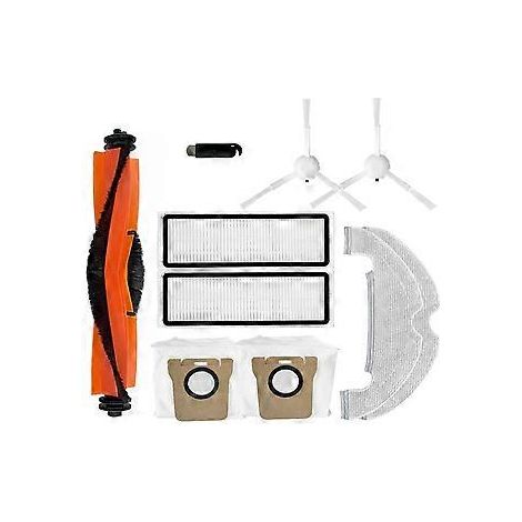 Hauptseitenbürste, HEPA-Filter, Wischtuch, Staubbeutel für X10 Saugroboter-Zubehör (1/5)
