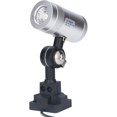 7-W-Arbeitsleuchte, wasserdicht nach IP67, Gehäuse aus Aluminiumlegierung, für Stanz- und Drehmaschinen (1/5)