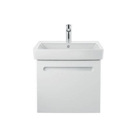 Duravit lavabo pour meuble Duravit No 1 avec trop-plein, 1 trou pour robinetterie, blanc 600x460mm