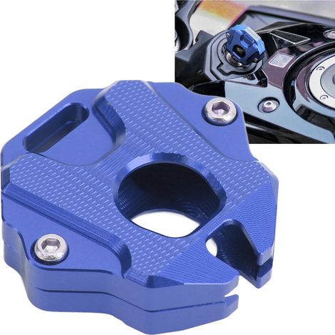 Coque de clé de moto CNC pour Honda CBR650R CB650R CBR650 R CB650 R CBR 650 CB 650 Bleu (1/5)