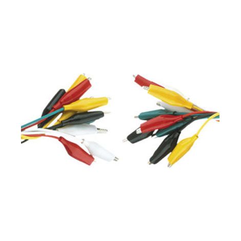 Set di 20 mollette a coccodrillo in colori assortiti Electro Dh 38.016 8430552095261