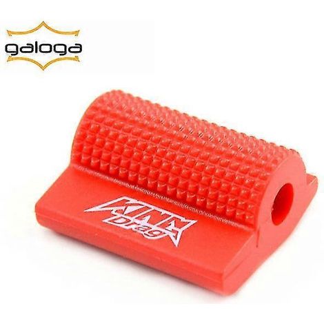 1 Stück Universal Motorrad-Schalthebel-Pedal-Gummiüberzug, Schuhschutz, Fußrasten-Zehenschutz-Gel-Zubehör, Motorrad-Schaltüberzug – Rot
