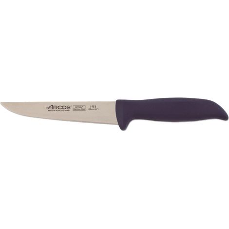 Küchenmesser Arcos Menorca 145300 in Nitrum Edelstahl und mango in Polypropylen mit 15 cm Klinge in Blisterverpackung.