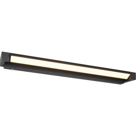 Applique bagno specchio nera opaca 80cm LED 15W Trio (1/5)