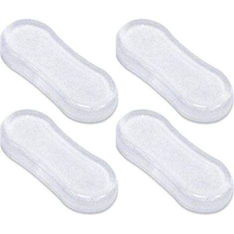 Set di 4 paracolpi per sedile WC, cuscinetti per sedile WC, cuscinetti in gomma per coperchio WC, accessori per WC e bagno per casa, hotel e settore alberghiero -Crezuo
