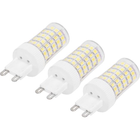 3 Stück G9 LED-Lampenbirnen 2835 10W 1000LM 360° Abstrahlwinkel Keramiklampe für den Innenbereich, Küche, 220V Warmlicht (1/5)