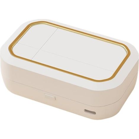 Machine de Nettoyage à Ultrasons pour Lentilles de Contact Appareil de Nettoyage Portable pour Pupilles à Durée Fixe à Quatre Blocs A (1/5)