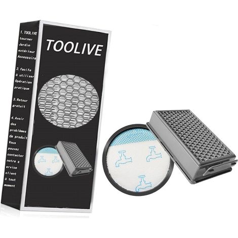 Lot de filtres HEPA de rechange pour aspirateur Rowenta Compact Power XXL RO4811EA RO4871EA RO4855EA RO4826EA (1/5)