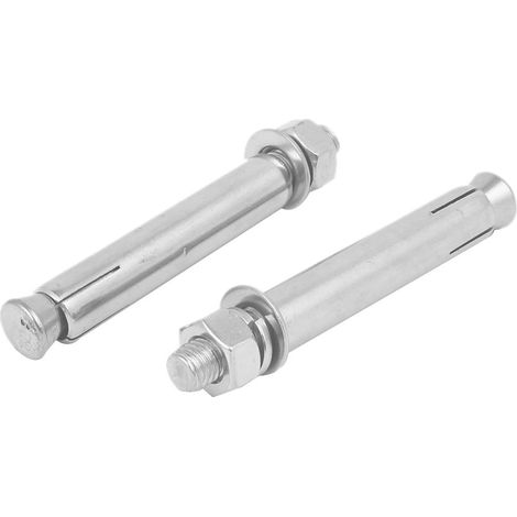 2pcs M10 x 100mm Boulon expansion manchon 304 acier inox (1/4)