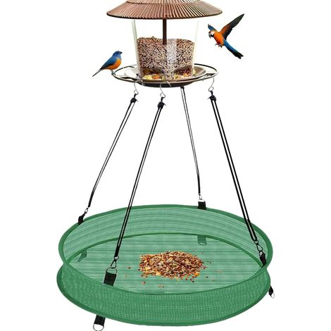 Mangeoire pour Oiseaux Plateau Nourriture Grille Anti d (1/5)