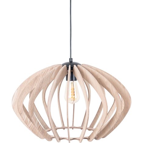 Holz-Pendelleuchte PILI - Ø 48cm - 1 x E27