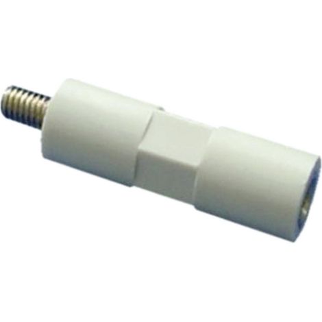 4S25  Isolierdistanzbolzen (L) 25 mm M4 x 7 mm  Polyester, Stahl verzinkt 1 St.