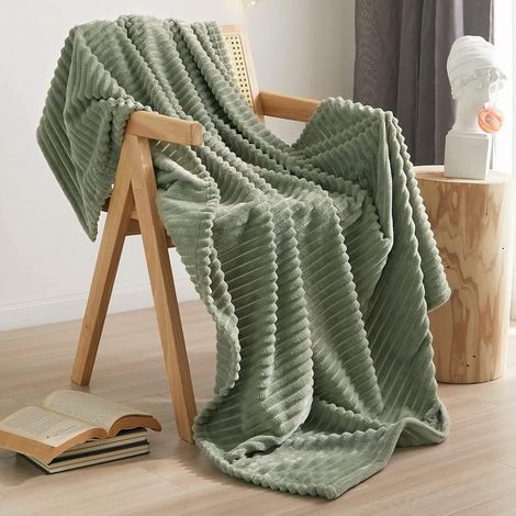 Coperta di flanella di lana, coperta di lana soffice 150x200 cm, coperta da divano, coperta di peluche calda e morbida, plaid di lana (1/5)