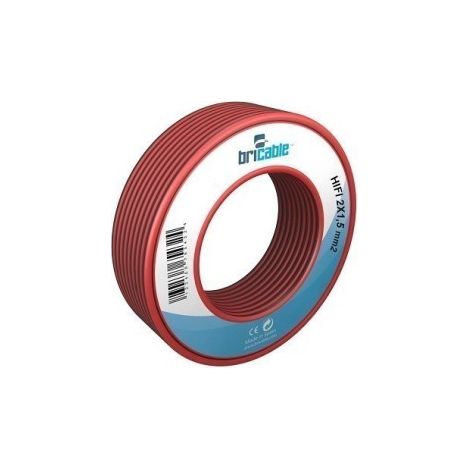 Cable Multimedia Bicolor Paralelo Bricable Ro/Ne 10 Mt