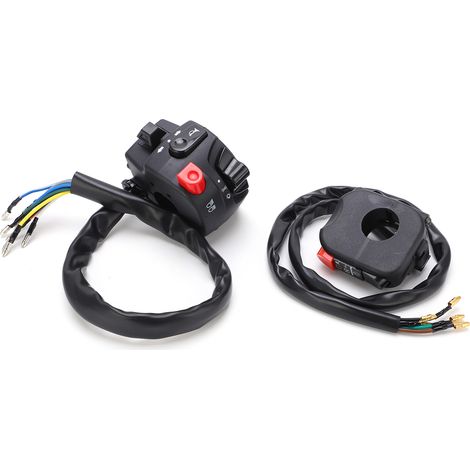 7/8" 12V Lenkerschalter für Motorrad-Nebelscheinwerfer, Ein/Aus-Schalter, wasserdicht, Ersatz für Yamaha SR400 (1/5)