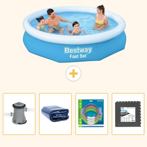 Bestway Bestway Fast Set Ronde - 305x66 cm - 5-pièces S177 (1/5)