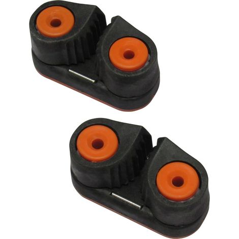 Fast Entry Nylon Cam Cleats X2 (3MM - 6MM Rope Toothed Pulley Clamp)