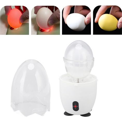 Mélangeur à Œufs Électrique, Batteur d'Œufs Portable pour Cuisine, Mélange Yolk et Blanc, 100-240V avec Prise UE (1/5)