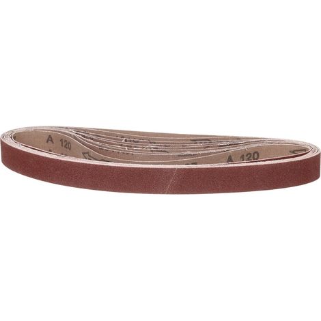 10 Pcs 30mm x 533mm Bande De Ponçage 120 Grain Bande D'affûtage (1/5)