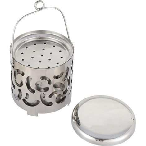 Adaptador de mini calentador portátil para camping, fabricado en acero inoxidable, para tiendas de campaña y actividades al aire libre (1/5)