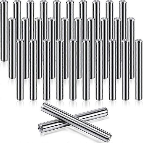 32 supports d'étagère de 5 mm x 40 mm, chevilles, goujons en acier inoxydable, supports métalliques pour livres (1/5)