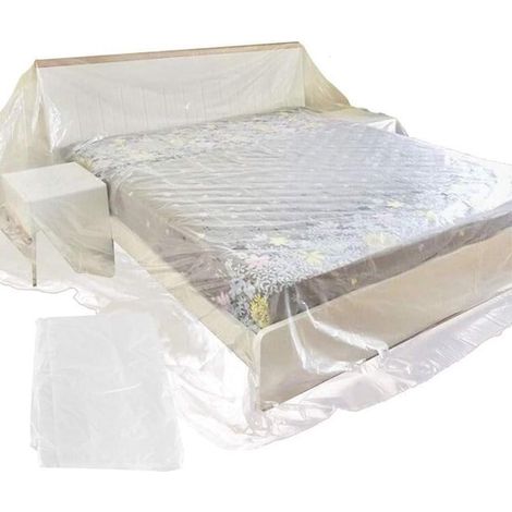 Allecta – Wasserdichte und staubdichte Sofa-Aufbewahrungshülle, transparenter Sofaschutz, 3 x 4 m Möbelschutz (1/5)