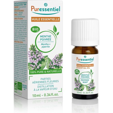 Huile Essentielle Menthe poivrée HEBBD BIO 10 ml (1/5)