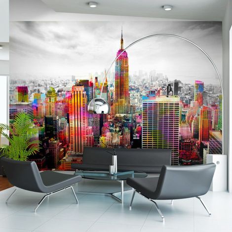 Papier Peint "Colors of New York City II" 210 x 300 cm (1/2)