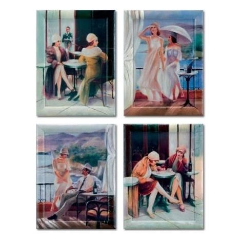 Quadro da Parete oleografico gente 61 x 81 cm 4 Decori (1/2)